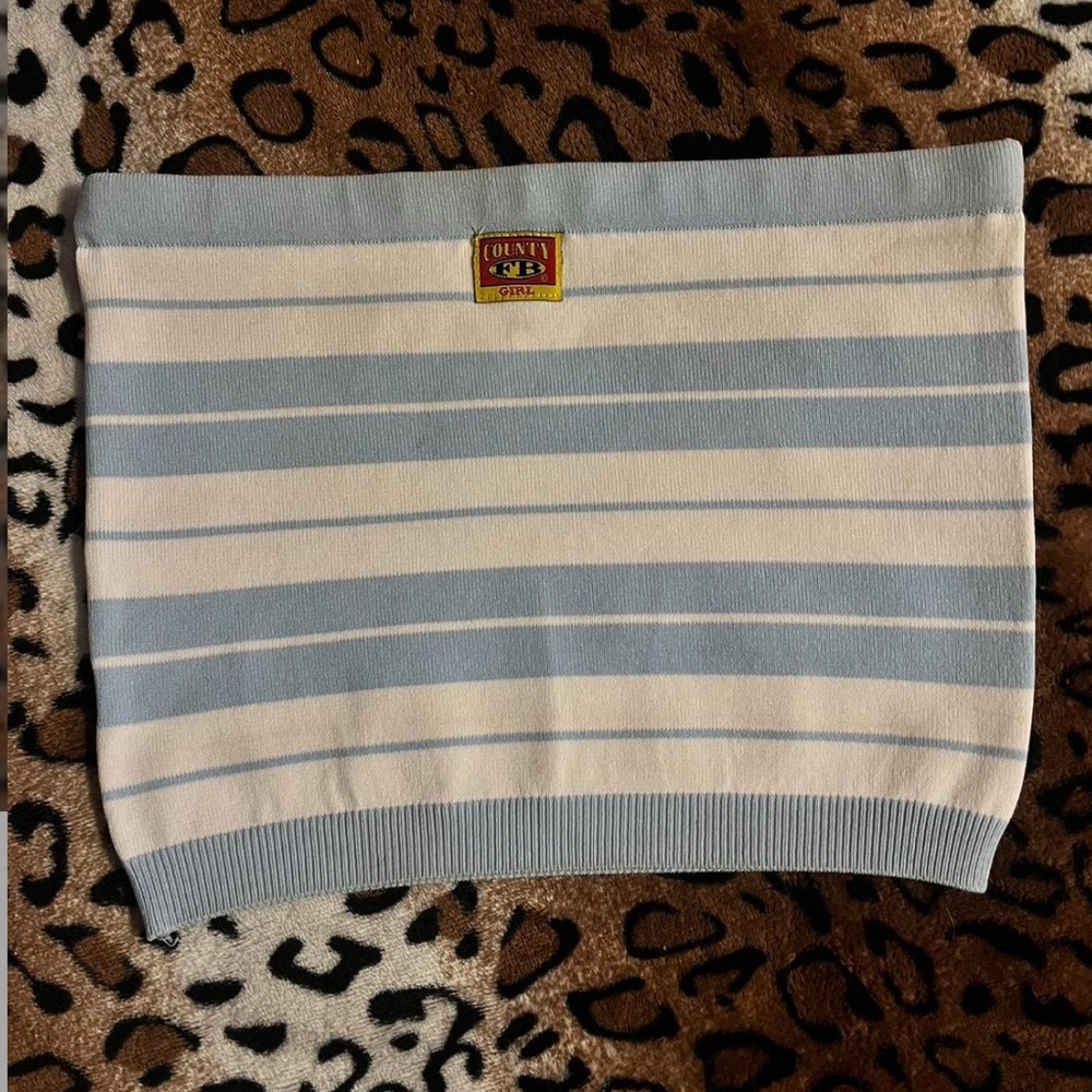 new FB county blue and white strips